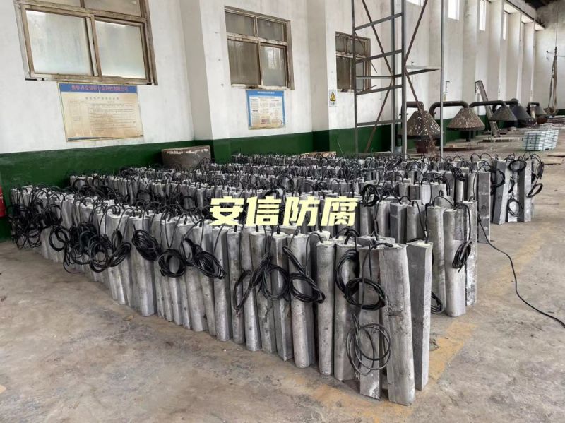 我公司鎂陽極，鋁合金陽極，鋁犧牲陽極，鎂陽極，鎂合金犧牲陽極在呼和浩特煉油廠的使用被評為優(yōu) 秀生產商